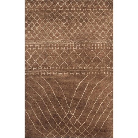 SAFAVIEH 8 x 10 ft. Rectangle Transitional Loft Bronze Hand Knotted Rug LFT120A-8